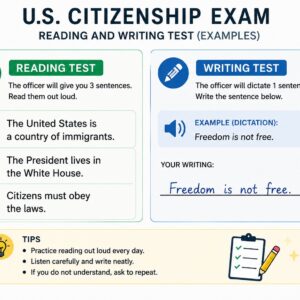 Writing and Reading test (Audio)